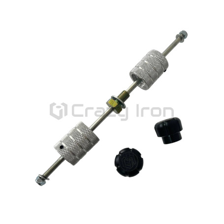 CRAZY IRON Front axle pegs HONDA CBR600RR `03-`06 (фото 2, фотография 2)