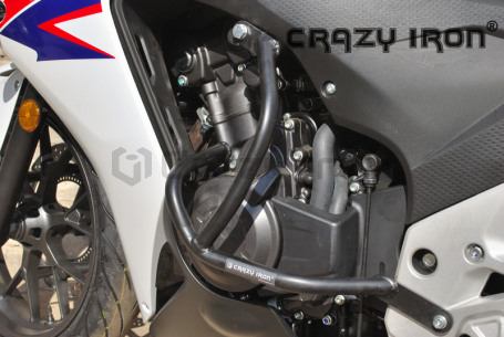CRAZY IRON Engine Crashbar HONDA CBR500R `13-`15, CB500F `13-`15 (фото 4, фотография 4)