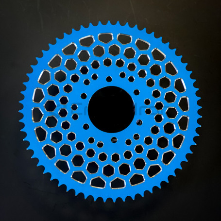 CRAZY IRON Design Stunt Rear Sprocket KAWASAKI ZX-6R, ZX636R `98-`17 520х60 BLUE (фото 1, фотография 1)