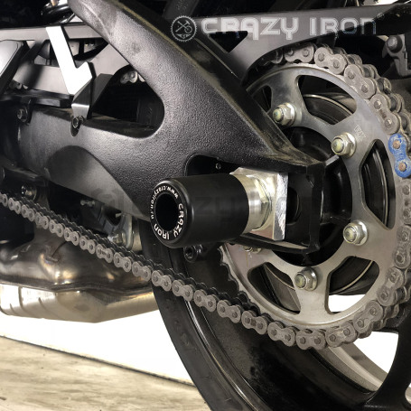 CRAZY IRON Slider set for rear axle SUZUKI GSX-S1000 (фото 2, фотография 2)