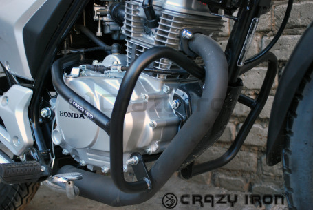 CRAZY IRON Engine Crashbar HONDA CB125E (фото 2, фотография 2)