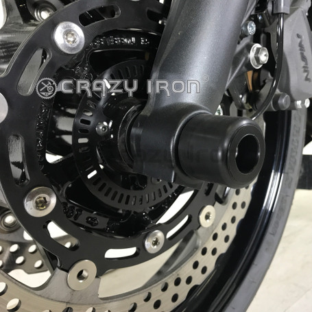 CRAZY IRON Slider set for front axle KAWASAKI Ninja 650; Z650 2017- (фото 2, фотография 2)