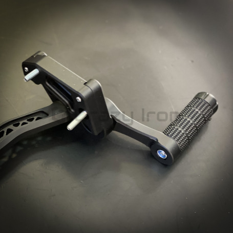 CRAZY IRON CNC Adjustable Subcage YAMAHA MT-07, FZ-07, XSR700, black anode (фото 6, фотография 6)