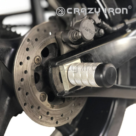 CRAZY IRON Rear axle pegs YAMAHA YZF-R1 `04-`14 (фото 2, фотография 2)