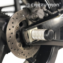 CRAZY IRON Rear axle pegs YAMAHA YZF-R1 `04-`14