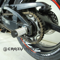CRAZY IRON Rear axle pegs HONDA CBR1000RR `06-`07