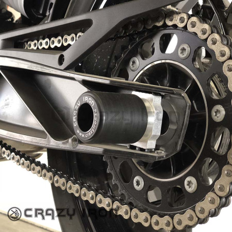 CRAZY IRON Slider set for rear axle KTM Duke 790 (фото 2, фотография 2)