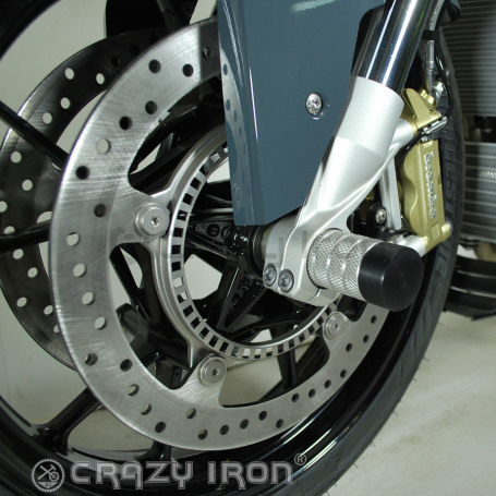 CRAZY IRON Front axle pegs BMW S1000R (фото 2, фотография 2)