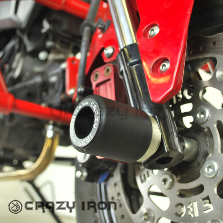 CRAZY IRON Front axle pegs HONDA GROM MSX125 `13-`21 (фото 2, фотография 2)
