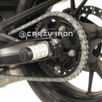 CRAZY IRON Rear axle pegs BMW F750GS  `17-