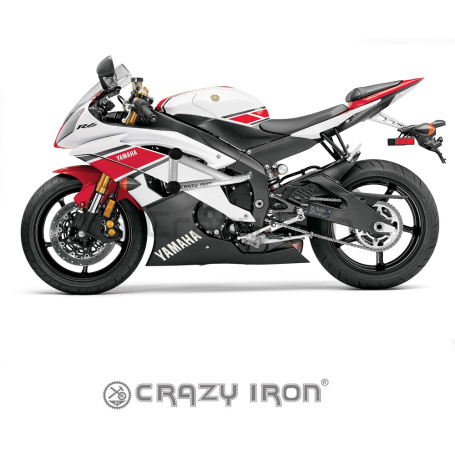 CRAZY IRON  Race Rail YAMAHA YZF-R6 `06-`16 (фото 2, фотография 2)