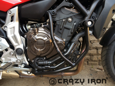 CRAZY IRON Engine Crashbar YAMAHA MT-07, TRACER, FZ-07, XSR700 (фото 2, фотография 2)