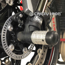 CRAZY IRON Front axle pegs TRIUMPH SPEED TRIPLE 1050 S/R/RS `11-