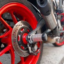CRAZY IRON Rear axle pegs DUCATI Monster 797, 937