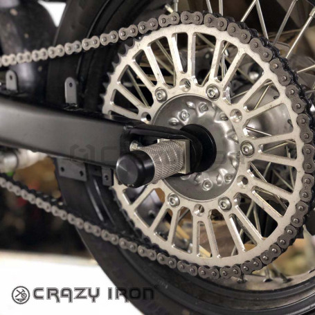 CRAZY IRON Rear axle pegs YAMAHA WR250 `08-`17 (фото 1, фотография 1)
