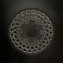 CRAZY IRON Design Stunt Rear Sprocket YAMAHA YZF-R6 `03-`20, MT-07 520х60 BLACK