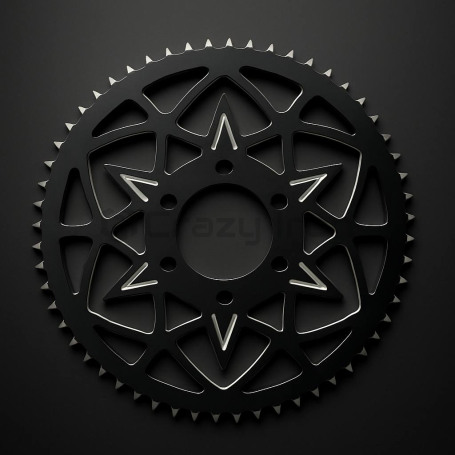 CRAZY IRON Stunt Rear Sprocket KAWASAKI ZX636R 520х60 BLACK (фото 1, фотография 1)
