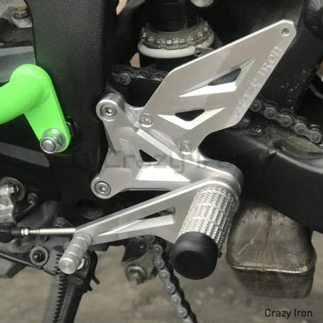 CRAZY IRON Rearset STUNT Kawasaki ZX-6R; Kawasaki ZX-6R 636 `09-`18 (фото 8, фотография 8)