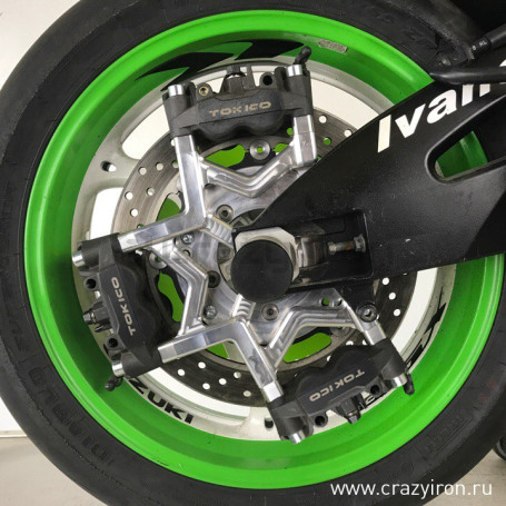 CRAZY IRON Bracket for brake calipers for SUZUKI GSX-R600, GSX-R750 `08-`10 (фото 3, фотография 3)