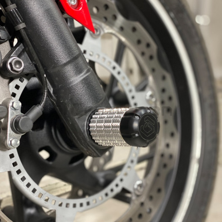 CRAZY IRON Front axle pegs HONDA CBR650F CB650F `14-`18 (фото 2, фотография 2)