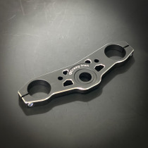 CRAZY IRON Stunt triple clamp upper KAWASAKI ZX-6R 636 `09-`12, black anode