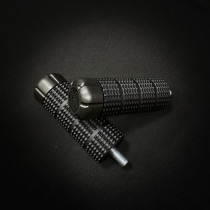 CRAZY IRON Pegs for subcage, black