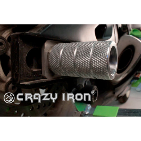 CRAZY IRON Rear axle pegs SUZUKI GSX-R600, GSX-R750 `06-`10 (фото 2, фотография 2)