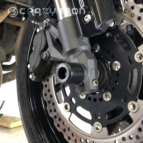CRAZY IRON Slider set for front axle KAWASAKI Z800 / Z800e (фото 2, фотография 2)