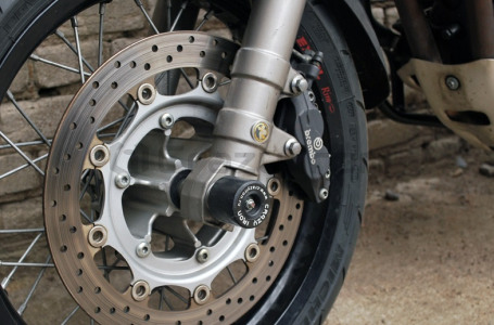 CRAZY IRON Slider set for front axle YAMAHA XT660X, XT660R (фото 1, фотография 1)