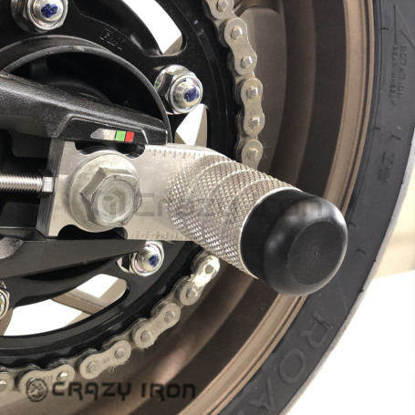 CRAZY IRON Rear axle pegs HONDA CB650R Neo Sports Cafe, CBR650R  `19- (фото 1, фотография 1)