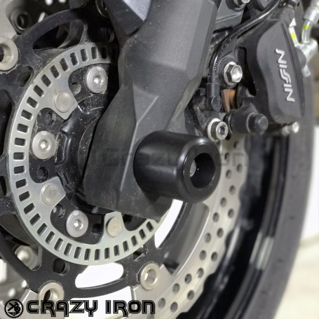 CRAZY IRON Slider set for front axle KAWASAKI VERSYS 650 (фото 2, фотография 2)