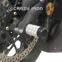 CRAZY IRON Front axle pegs HONDA CBR1000RR `17-`20, CBR1000RR-R, CBR100RR-SP `20-