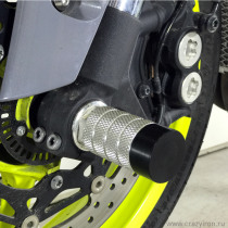CRAZY IRON Front axle pegs YAMAHA MT-10