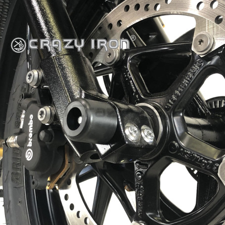CRAZY IRON Slider set for front axle BMW F750GS  `17- (фото 3, фотография 3)