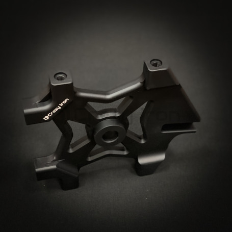 CRAZY IRON Hand brake  bracket for HONDA CBR600F4i for rotor 280 mm, black (фото 2, фотография 2)