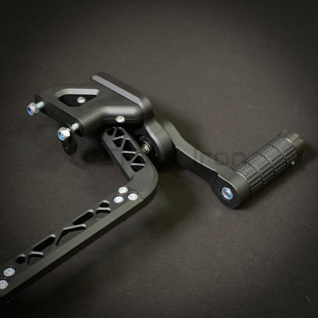 CRAZY IRON CNC Adjustable Subcage YAMAHA MT-09 2014-2020, black anode (фото 3, фотография 3)