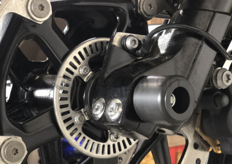 CRAZY IRON Slider set for front axle BMW F750GS  `17- (фото 1, фотография 1)