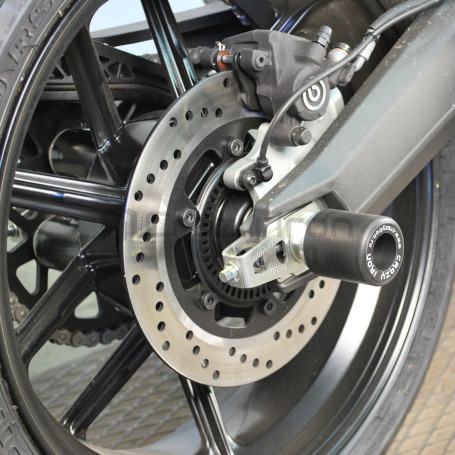 CRAZY IRON Slider set for rear axle DUCATI SCRAMBLER (фото 1, фотография 1)