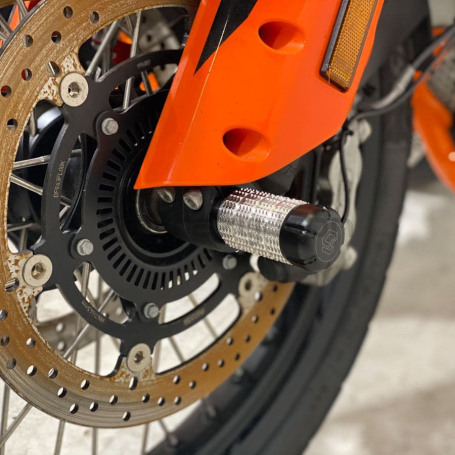 CRAZY IRON Front axle pegs KTM 790 ADVENTURE (фото 1, фотография 1)