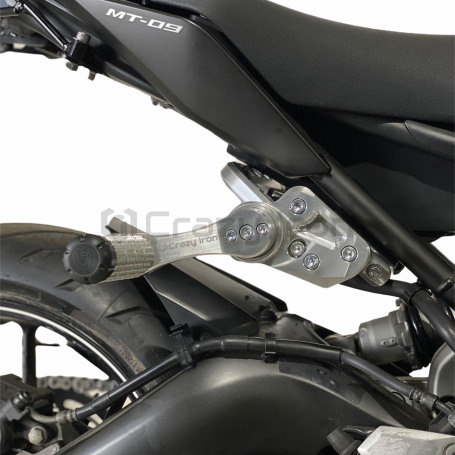 CRAZY IRON CNC Adjustable Subcage YAMAHA MT-09 `14-`20 (фото 11, фотография 11)