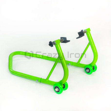 CRAZY IRON Rear paddock stand PRO GREEN (фото 1, фотография 1)