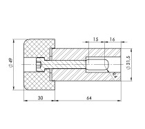CRAZY IRON Set Sliders for Crash Cages DAMPER