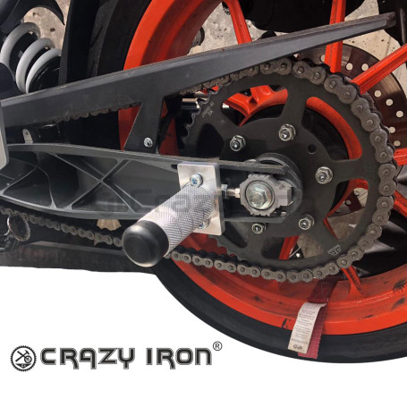CRAZY IRON Rear axle pegs KTM DUKE 125, Duke 200, Duke 250, Duke 390 (фото 1, фотография 1)
