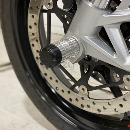 CRAZY IRON Front axle pegs APRILIA SHIVER 900 (фото 2, фотография 2)
