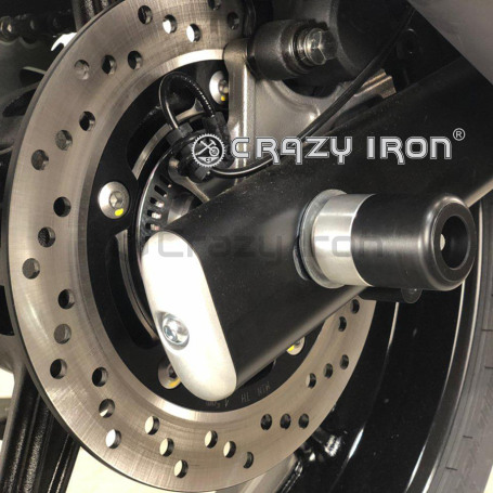 CRAZY IRON Slider set for rear axle SUZUKI SV650 `16- (фото 2, фотография 2)