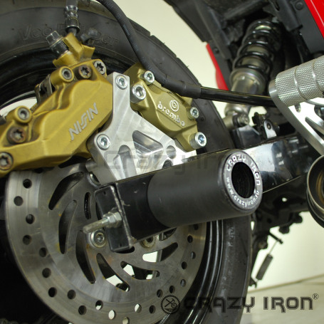 CRAZY IRON Rear axle pegs HONDA GROM MSX125 `13-`20 (фото 2, фотография 2)