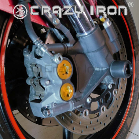 CRAZY IRON Slider set for front axle YAMAHA YZF-R6 2006-2016 (фото 2, фотография 2)