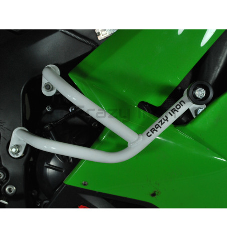 CRAZY IRON Engine Crashbar KAWASAKI ZX-6R `07 -`08 (фото 2, фотография 2)