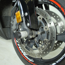 CRAZY IRON Front axle pegs HONDA CBR1000RR `06-`07
