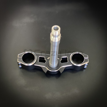 CRAZY IRON Stunt lower triple clamp KAWASAKI ZX-6R 636 `09-`12, black anode (фото 2, фотография 2)